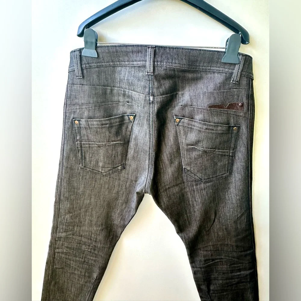 EUC Diesel Darron Men's Gray Jeans, Wash 08821 Stretch Gray, 30/30